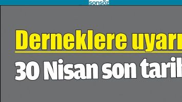 BATMAN'DA DERNEKLERE UYARI