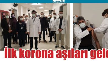 BATMAN&rsquo;IN İLK KORONA AŞILARI GELDİ