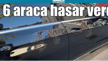 BATMAN'DA 6 ARACA HASAR VERDİ