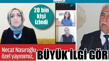 NECAT NASIROĞLU &Ouml;ZEL YAYINIMIZ, B&Uuml;Y&Uuml;K İLGİ G&Ouml;RD&Uuml;