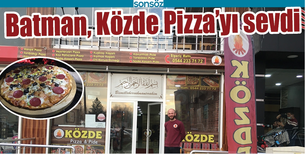 BATMAN, K&Ouml;ZDE PİZZA&rsquo;YI SEVDİ