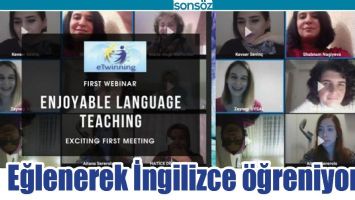 EĞLENEREK İNGİLİZCE &Ouml;ĞRENİYORLAR