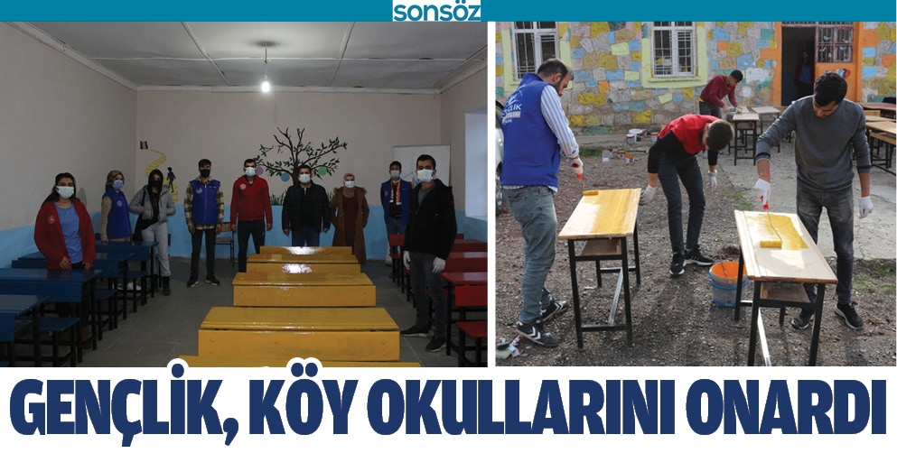 GEN&Ccedil;LİK, K&Ouml;Y OKULLARINI ONARDI