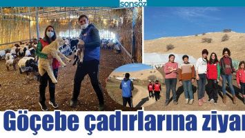 G&Ouml;&Ccedil;EBE &Ccedil;ADIRLARINA ZİYARET
