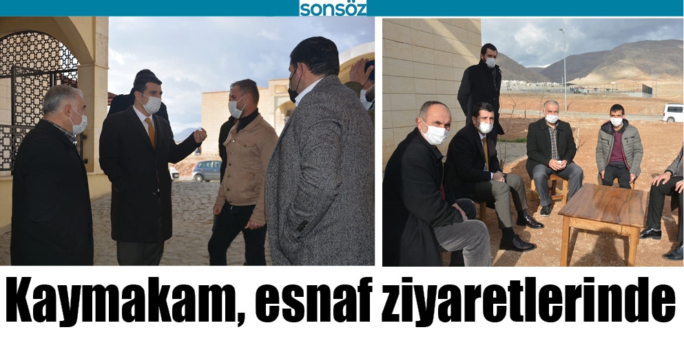 KAYMAKAM, ESNAF ZİYARETLERİNDE