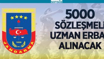5.000 SÖZLEŞMELİ UZMAN ERBAŞ ALINACAK