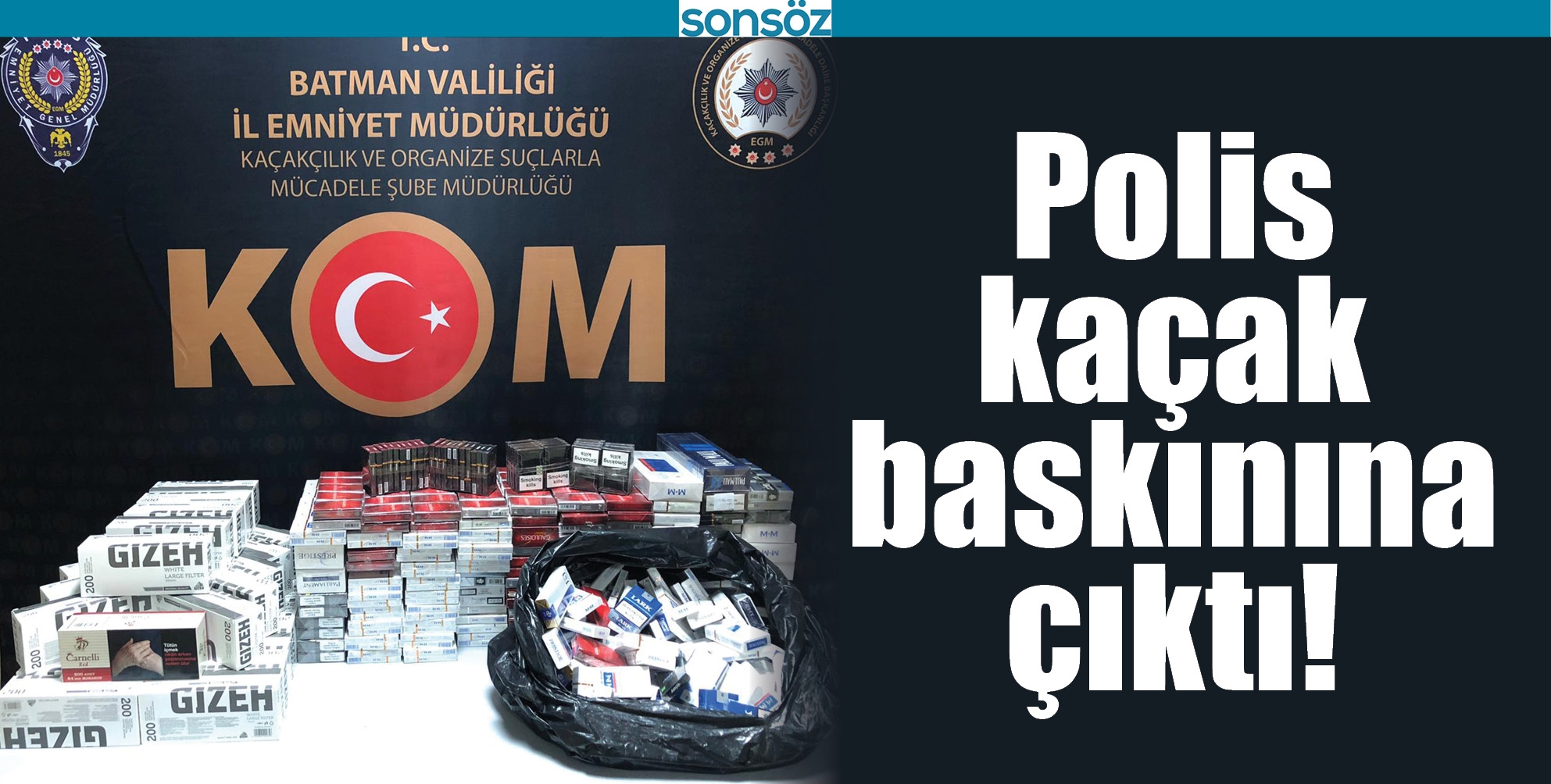POLİS, KA&Ccedil;AK BASKININA &Ccedil;IKTI!
