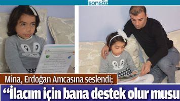 BATMANLI MİNA, ERDOĞAN AMCASINA SESLENDİ