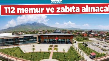 112 MEMUR VE ZABITA ALINACAK