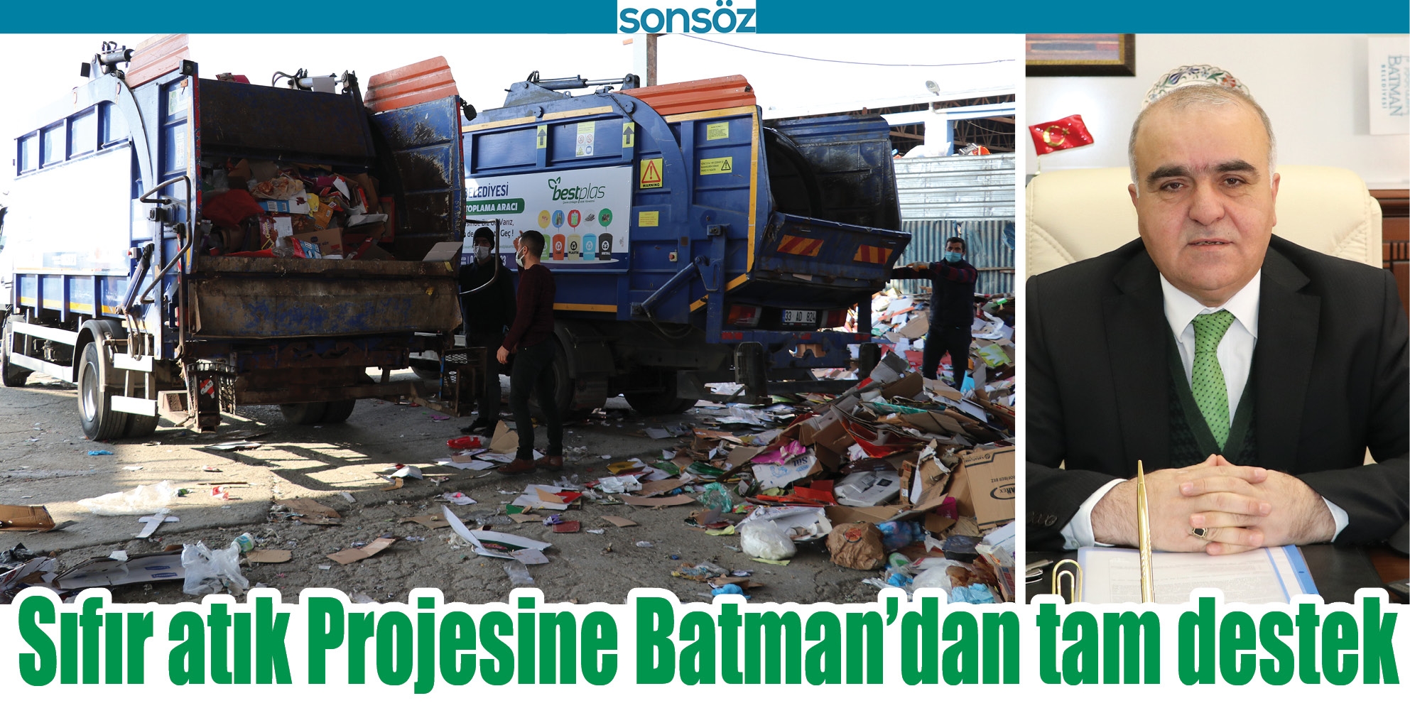 SIFIR ATIK PROJESİNE BATMAN'DAN TAM DESTEK