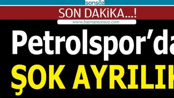 BATMAN PETROLSPOR'DA ŞOK AYRILIK