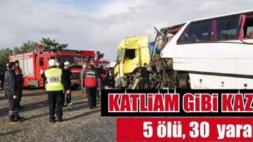 KATLİAM GİBİ KAZA....