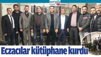 ECZACILAR K&Uuml;T&Uuml;PHANE KURDU