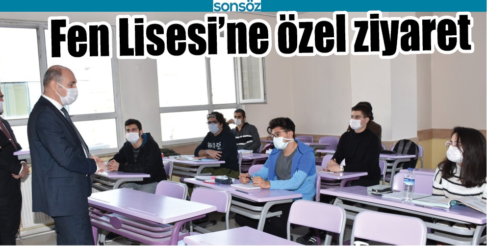 FEN LİSESİ&rsquo;NE &Ouml;ZEL ZİYARET