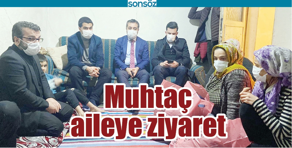 MUHTA&Ccedil; AİLEYE ZİYARET