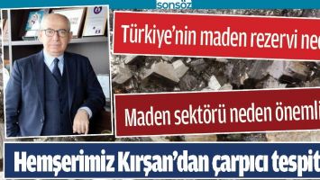 HEMŞERİMİZ KIRŞAN&rsquo;DAN &Ccedil;ARPICI TESPİTLER