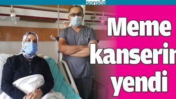 MEME KANSERİNİ YENDİ