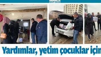 YARDIMLAR, YETİM &Ccedil;OCUKLAR İ&Ccedil;İN&hellip;