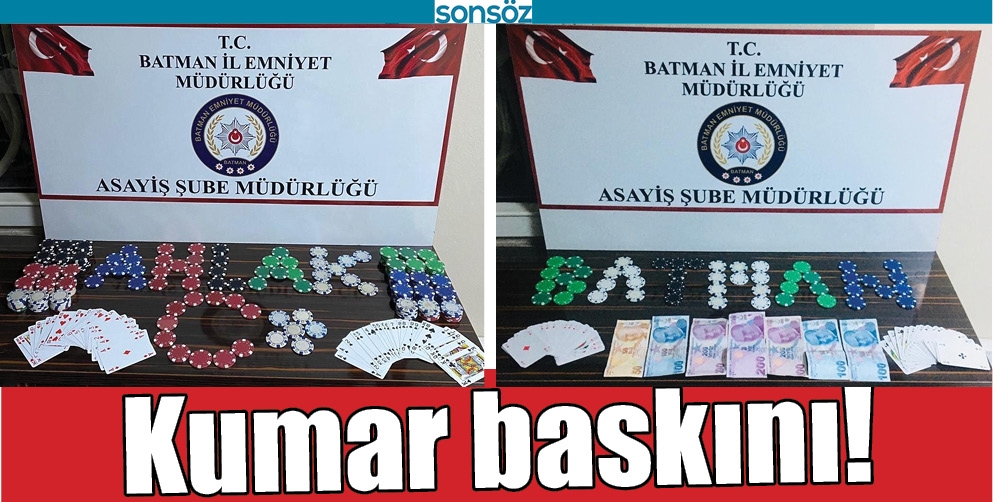 BATMAN'DA KUMAR BASKINI!