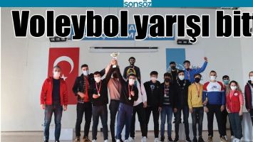 VOLEYBOL YARIŞI BİTTİ