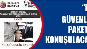 &ldquo;&Uuml;&Ccedil; G&Uuml;VENLİK PAKETİ&rdquo; KONUŞULACAK