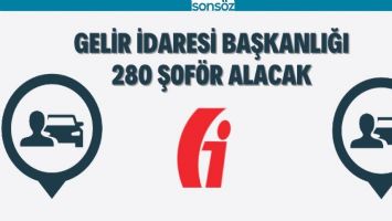 280 ŞOF&Ouml;R ALINACAK