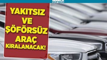 ARA&Ccedil; KİRALANACAK