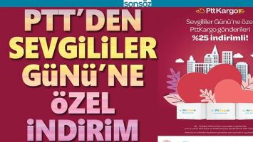PTT&rsquo;DEN 14 ŞUBAT İNDİRİMİ