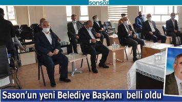 SASON&rsquo;UN YENİ BELEDİYE BAŞKANI BELLİ OLDU