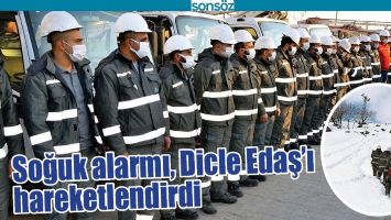 SOĞUK ALARMI, DİCLE EDAŞ&rsquo;I HAREKETLENDİRDİ