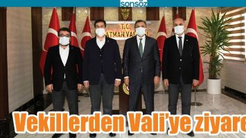 VEKİLLERDEN VALİ&rsquo;YE ZİYARET
