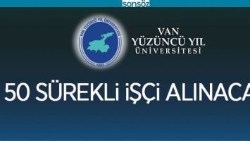 50 İŞ&Ccedil;İ ALINACAK