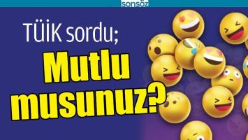 T&Uuml;İK SORDU; MUTLU MUSUNUZ?