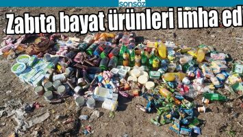 ZABITA BAYAT &Uuml;R&Uuml;NLERİ İMHA EDİLDİ