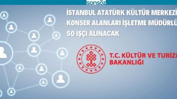 50 İŞ&Ccedil;İ ALINACAK