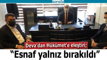 DEVA&rsquo;DAN H&Uuml;K&Uuml;MET&rsquo;E ELEŞTİRİ