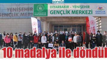 DİYARBAKIR&rsquo;DAN 10 MADALYA İLE D&Ouml;ND&Uuml;LER