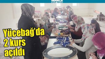 Y&Uuml;CEBAĞ&rsquo;DA 2 KURS A&Ccedil;ILDI