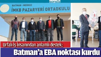 URFALI İŞ İNSANINDAN ANLAMLI DESTEK