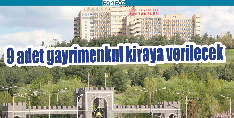 9 ADET GAYRİMENKUL KİRAYA VERİLECEK