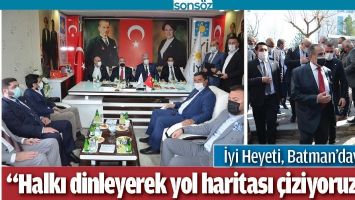 &ldquo;HALKI DİNLEYEREK YOL HARİTASI &Ccedil;İZİYORUZ&rdquo;