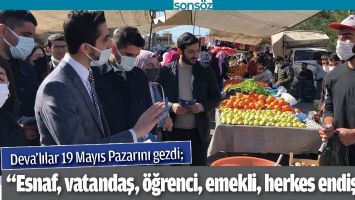 DEVA&rsquo;LILAR 19 MAYIS PAZARINI GEZDİ