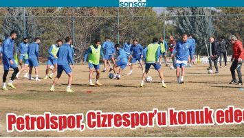PETROLSPOR, CİZRESPOR'U KONUK EDECEK