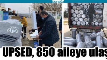 UPSED, 850 AİLEYE ULAŞTI