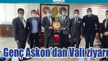 GEN&Ccedil; ASKON&rsquo;DAN VALİ ZİYARETİ