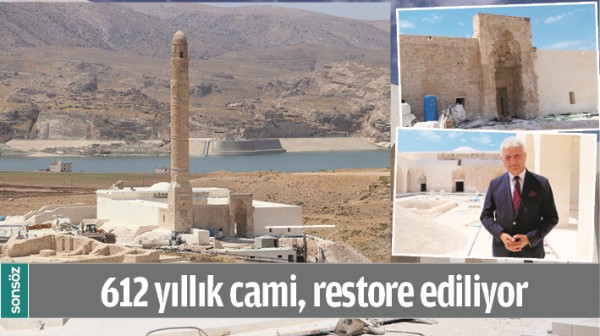 612 YILLIK CAMİ, RESTORE EDİLİYOR