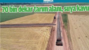 70 BİN DEKAR TARIM ALANI, SUYA KAVUŞTU