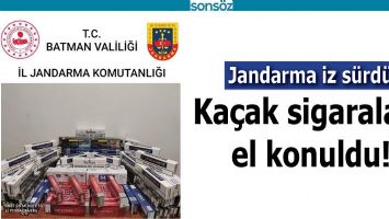 KA&Ccedil;AK SİGARALARA EL KONULDU!