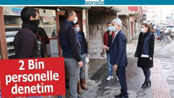 BATMAN'DA 2 BİN PERSONELLE DENETİM