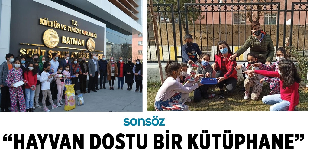 &ldquo;HAYVAN DOSTU BİR K&Uuml;T&Uuml;PHANE&rdquo;